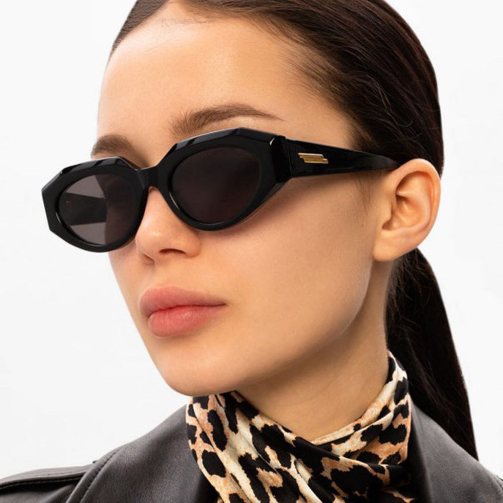 Vintage   Irregular   Punk   Sun glasses   Women   2021   Luxury   Brand   Fa