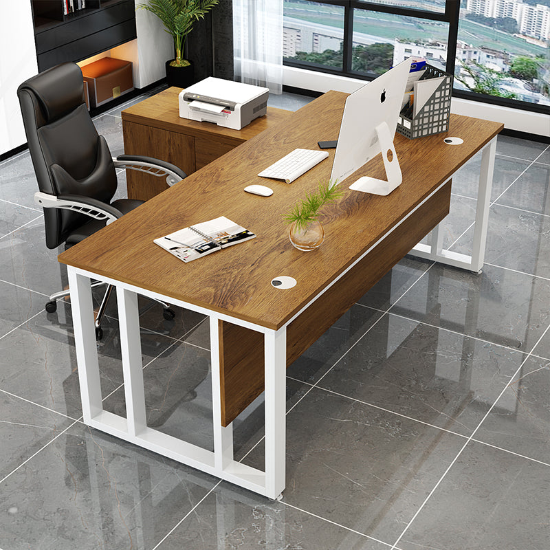 Office desks and chairs combination Single person commercial office furniture Simplicity modern The top class in a kindergarten boss manager executive director Table