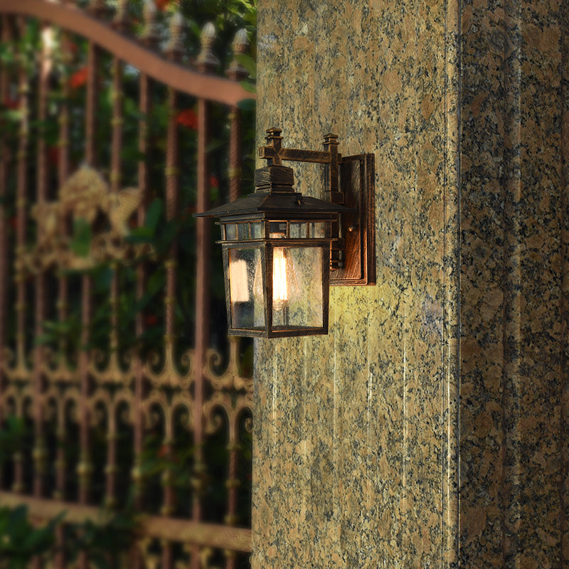 American style Retro Rain proof Wall lamp outdoors lamps and lanterns Courtyard lamp waterproof lamps and lanterns outdoor Lighting